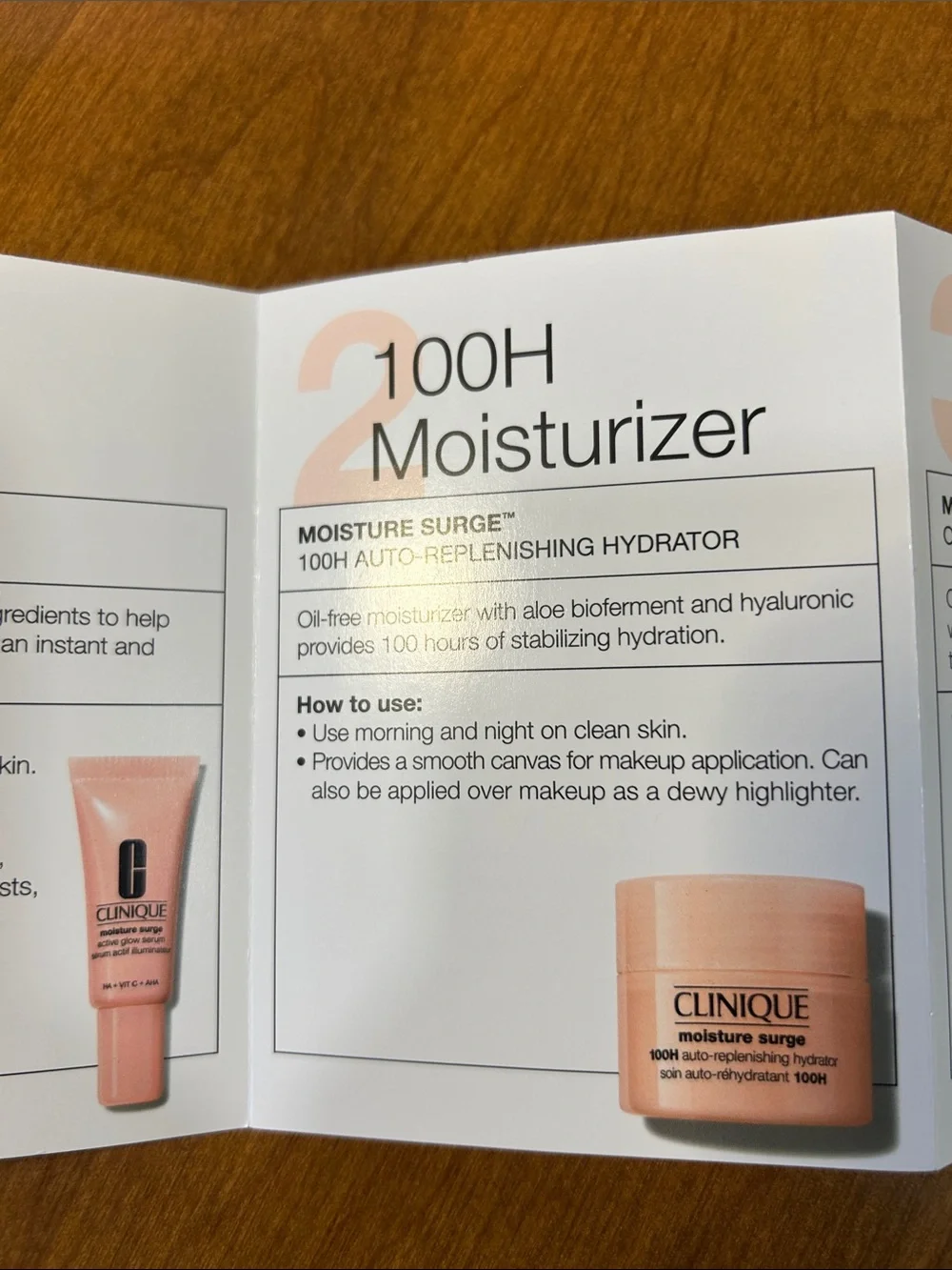 Clinique Moisture Surge Hydration Trio - Pink and White Packaging
